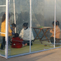 Outdoor Transparent Greenhouse Sunroom for Winter Plants and Wind Protection