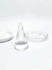 Minimalist Glass Jewelry Display Tray for Rings, Necklaces, and Earrings
