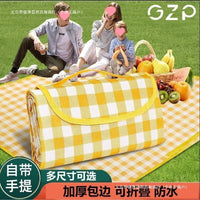 Portable Waterproof Picnic Mat Storage Bag for Outdoor Camping and Spring Outings