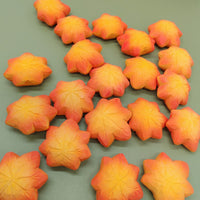 Wooden Maple Leaf Carving Ornament Photography Prop