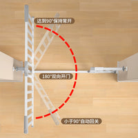 Auto-Close Pet and Baby Safety Gate for Stairs and Doorways, 76cm Height