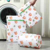 Printed Laundry Bag for Delicates, Bras, Sweaters, and Down Jackets - Fine Mesh Washing Machine Safe