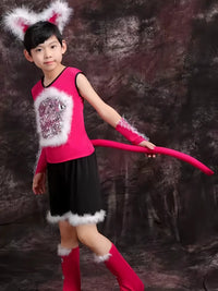 Happy Star Cat Kids' Tutu Dress Costume for Performances and Kindergarten Plays