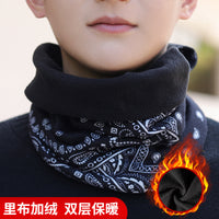 Thickened Ear-Hook Neck Gaiter for Winter, Windproof Warm Neck Warmer for Outdoor Cycling, Multi-functional Neck Cover for Men and Women