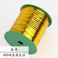 Metallic Twist Ties for Packaging and Crafts, 300-400 Yards