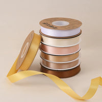 2cm Double-Sided Polyester Ribbon for Floral Arrangements, Gift Wrapping, and Cake Decoration