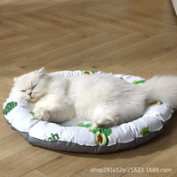 Pet Cooling Mat for Dogs and Cats, Summer Ice Silk Pad for Sleeping and Heat Relief