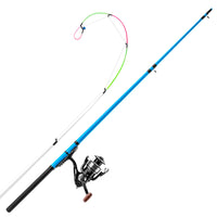 Bennuo Ice Fishing Raft Rod with Soft Tail for Shore Casting and Hand-Crank Fishing
