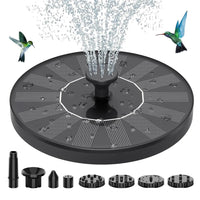 Solar-Powered Fountain Pump Kit with Separate Solar Panel for Outdoor Garden and Indoor Use