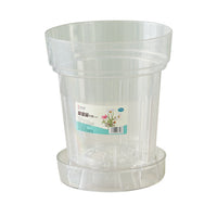 Self-Watering Clear Plastic Planter Pot for Indoor Plants Orchids