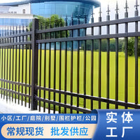 Galvanized Steel Fence Panel for Villa, School, and Factory Security