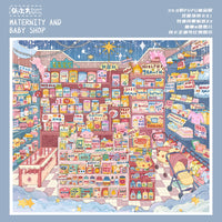 3D Miniature Scene Sticker Kit for DIY Crafting