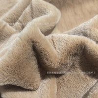10mm Rabbit Hair Plush Fabric for Toys and Headbands, Non-shedding