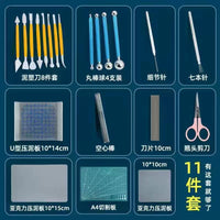 Clay Modeling Tool Set for Sculpture and Crafting