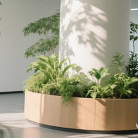 Indoor Galvanized Steel Planter Box Combination for Malls, Hotels, and Outdoor Public Spaces