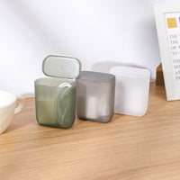 Portable Data Cable Storage Box with Lid for Earphones and Chargers
