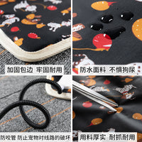 Pet Heating Pad with Timer, Waterproof & Leak-Proof Electric Blanket for Cats and Small Dogs
