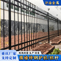 Anti-Climb Steel Fence for Courtyards and Villas