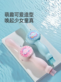 Automatic Bubble Wand Machine for Kids, Non-Toxic Bubble Blower Toy with Elastic Smoke Effect, Handheld Electric Bubble Maker Gift