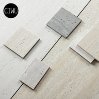 Travertine Marble Effect Porcelain Tiles for Walls and Floors, Matte/Gloss Finish