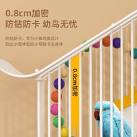 Small Metal Bird Cage for Budgies, Peonies, and Other Ornamental Birds, Breeding Cage for Home Use