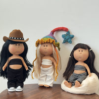 Mia Potato Doll Clothes Set for 24cm Dolls - Trendy Outfits with Accessories
