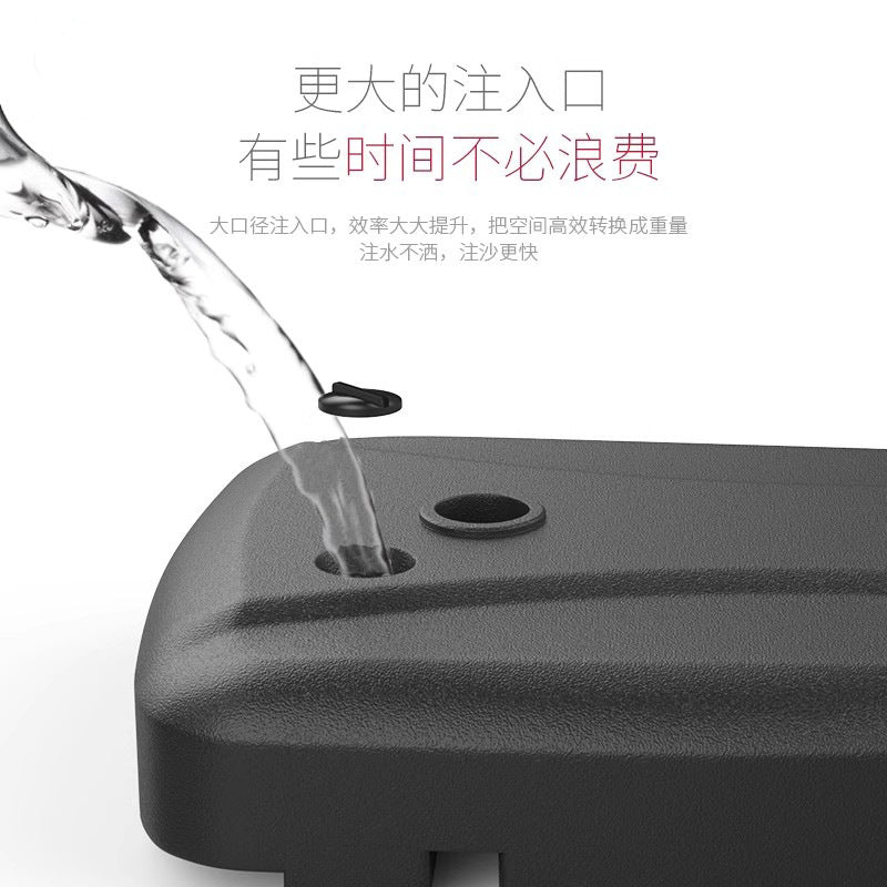 Portable Outdoor Umbrella Base - Water/Sand Fillable for Cantilever & Roman Umbrellas