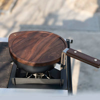 Muyouwu Nitrided Iron Camping Pot with Detachable Handle