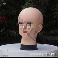 Mannequin Head for Wig, Hat, and Glasses Display - Hairdressing Practice Model