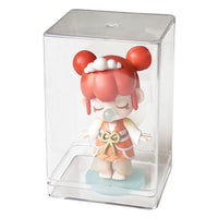 Blind Box Figurine Display Case Dustproof Clear Plastic Storage Box for Collectibles