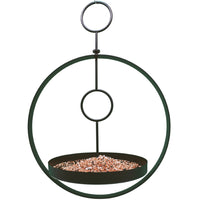 Creative Iron Art Hanging Bird Feeder & Waterer for Garden Decoration