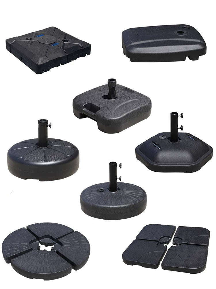 Outdoor Patio Umbrella Base Stand - Water/Sand Fillable or Weighted