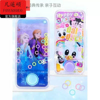 Princess Elsa Water Ring Toss Game Machine for Kids, Retro Handheld Toy