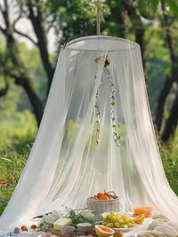 Outdoor Portable Dome Mosquito Net for Camping & Picnics, Hanging Canopy for Beds, Insect Protection