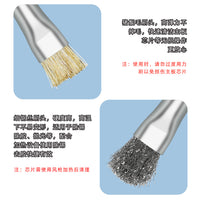 Industrial Hard Bristle Cleaning Brush for CPU Motherboard Chip IC Pad Rust Removal