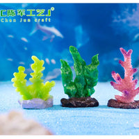 Miniature Artificial Coral Ornaments for Micro Landscape Aquarium Fish Tank Decoration