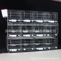 Pigeon Breeding Cage for Home Use, 12-16 Compartments, Thickened Galvanized Steel