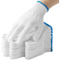 Cotton Yarn Work Gloves, Thickened Non-slip Breathable Protective Gloves for Men
