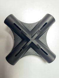 Outdoor Tent Canopy Plastic 4-Way Connector for Iron/Aluminum Poles
