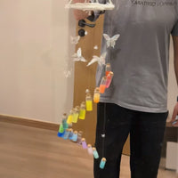 DIY Rainbow Bottle Wind Chime Kit for Gifting