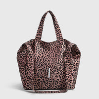 Leopard Print Large Capacity Tote Bag for Women, Commuter Shoulder Handbag