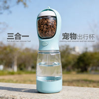 3-in-1 Portable Pet Water and Food Dispenser Bottle for Dogs