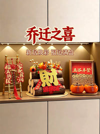 Decorative Firewood Log Set for Housewarming & New Home Decor