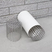Stainless Steel Side Wall Drain Filter for Rodent, Bird, and Leaf Protection