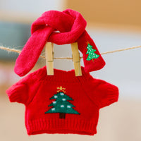 Cotton Doll Clothes Teddy Bear Plush Toy Outfit Sweater Hoodie Scarf for 20-50cm Dolls