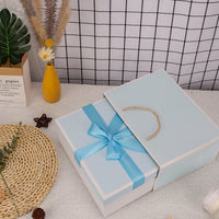 Rectangular Gift Box with Bow for Birthdays and Favors, Various Colors and Sizes