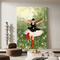 Vintage American Style Oil Painting for Living Room Sofa Background Wall Decor