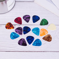 Guitar Picks Celluloid ABS Heart-shaped Plectrums for Electric Acoustic Guitar Ukulele Bass