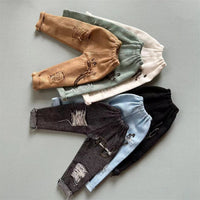 Blythe OB22 OB24 Doll Clothes Set - Top and Distressed Jeans