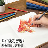 Portable A5/A6 Sketchbook for Colored Pencils and Drawing, Thick Blank Flipbook for Quick Sketches and Hand-Painting